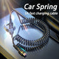 5A Car Spring Fast Charging Cable